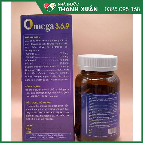 Omega 3.6.9 ++ hỗ trợ bảo vệ sức khỏe hệ tim mạch